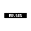 Reuben Street Sign Children Name Room Plate