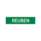 Reuben Street Sign Children Name Room Plate