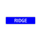 Ridge Street Sign Children Name Room Plate