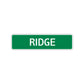 Ridge Street Sign Children Name Room Plate