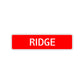 Ridge Street Sign Children Name Room Plate