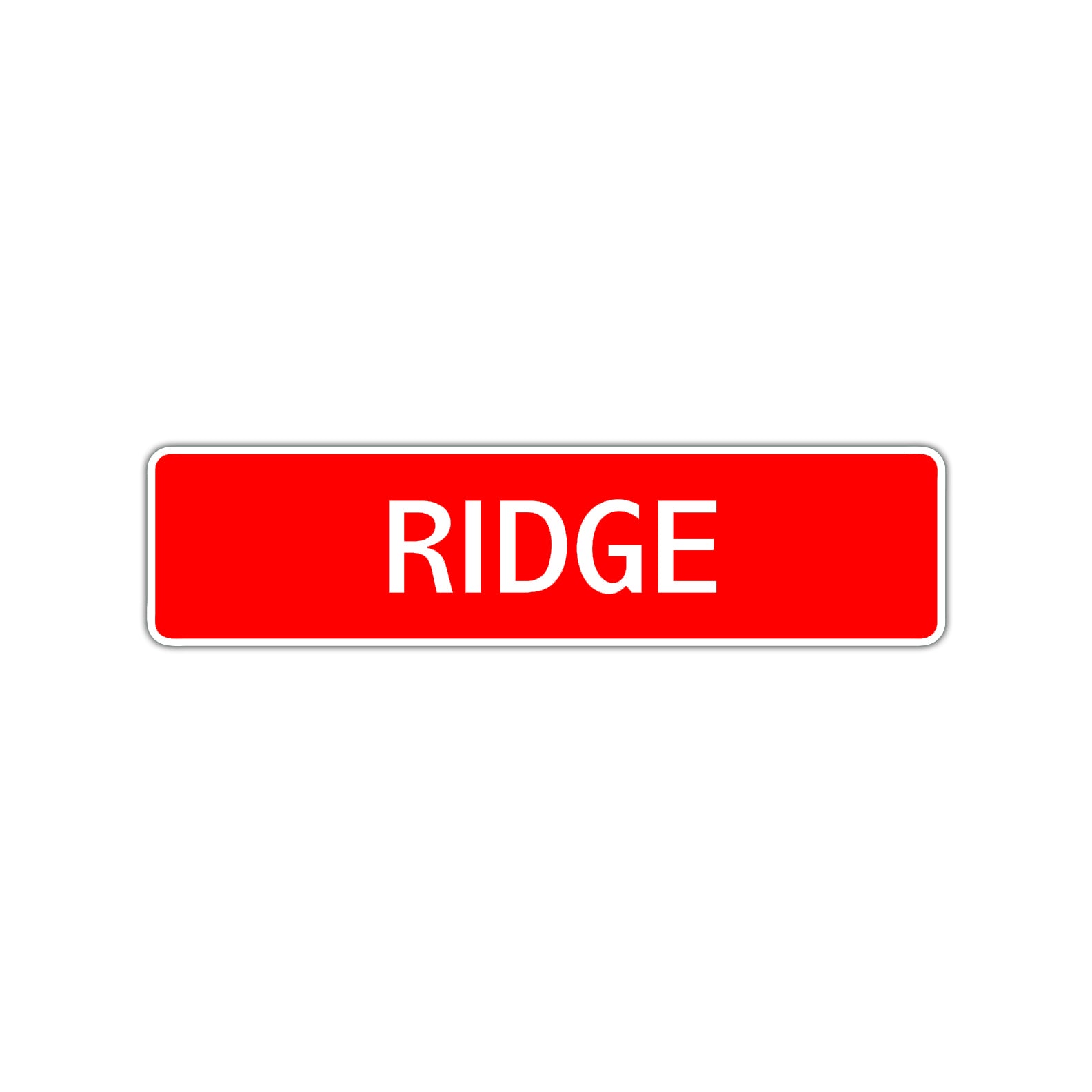 Ridge Street Sign Children Name Room Plate