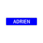 Adrien Street Sign Children Name Room Plate