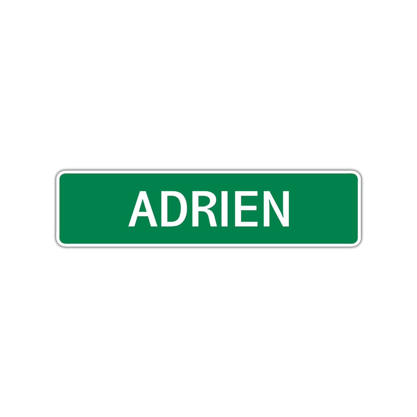 Adrien Street Sign Children Name Room Plate
