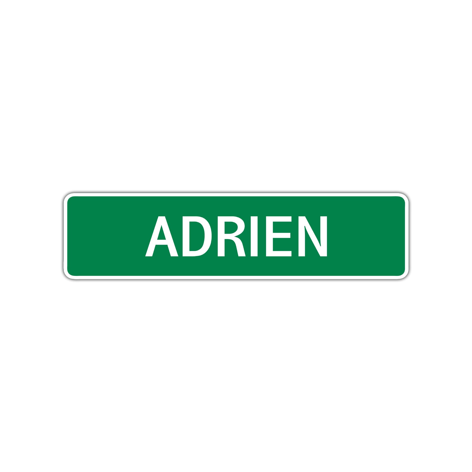 Adrien Street Sign Children Name Room Plate
