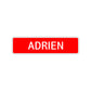 Adrien Street Sign Children Name Room Plate