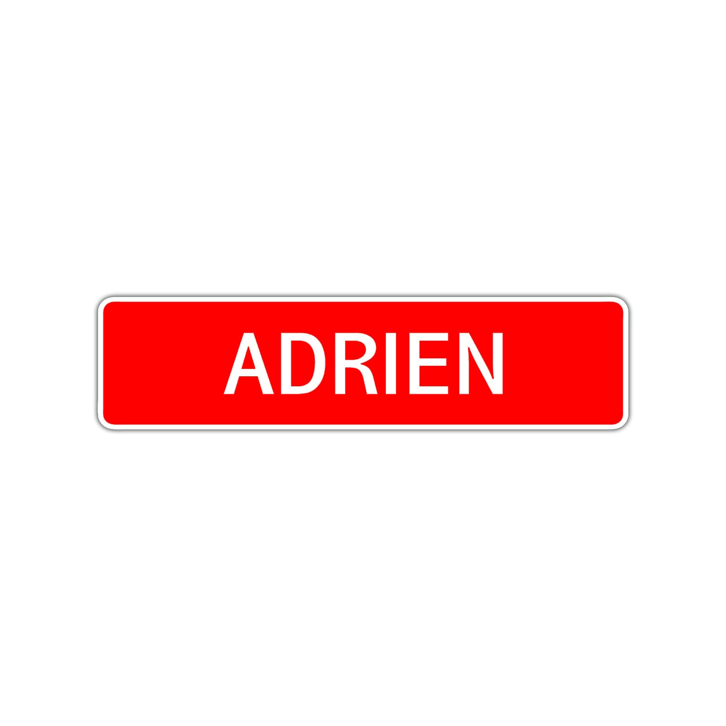 Adrien Street Sign Children Name Room Plate