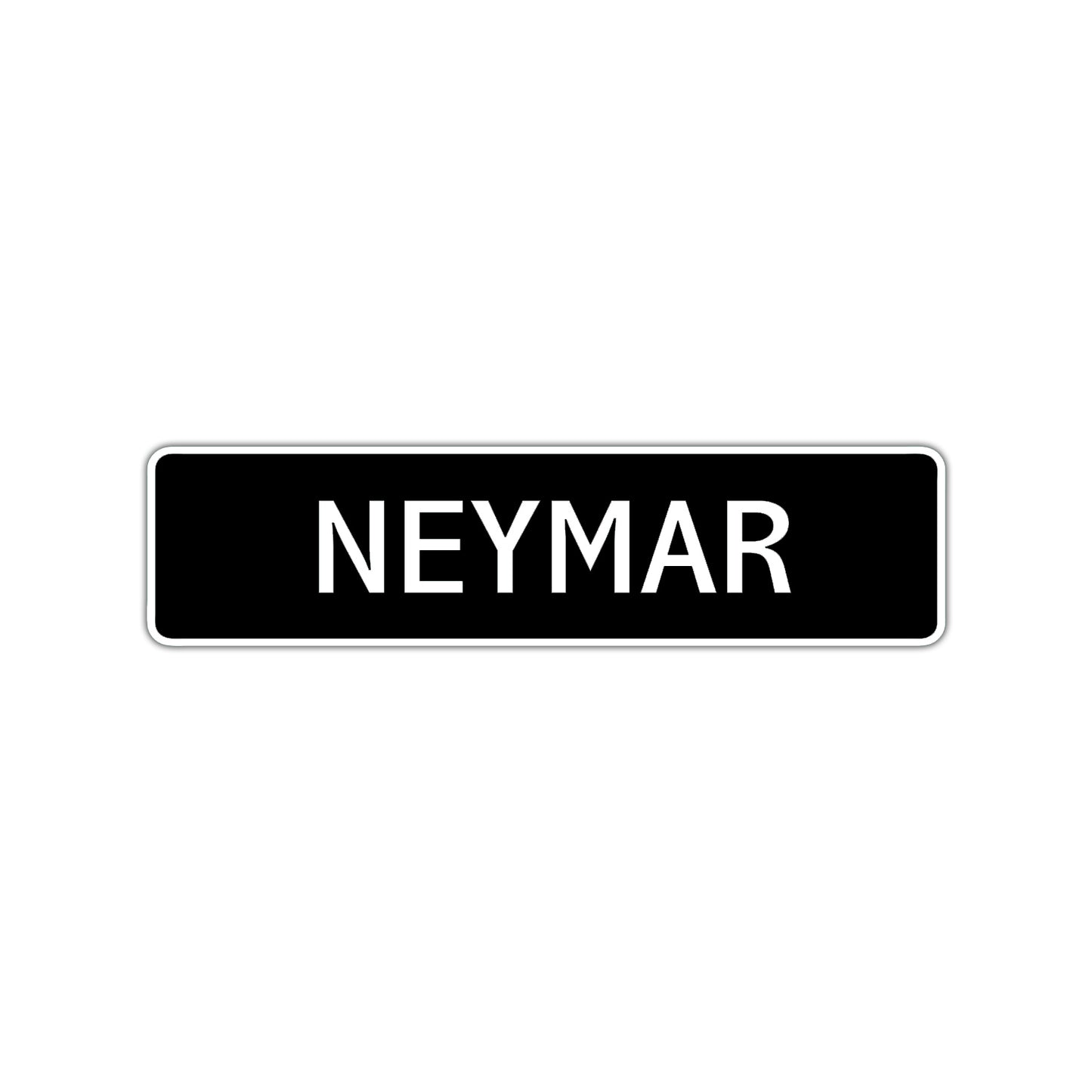 Neymar Street Sign Children Name Room Plate