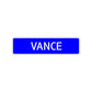 Vance Street Sign Children Name Room Plate