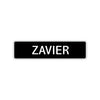 Zavier Street Sign Children Name Room Plate