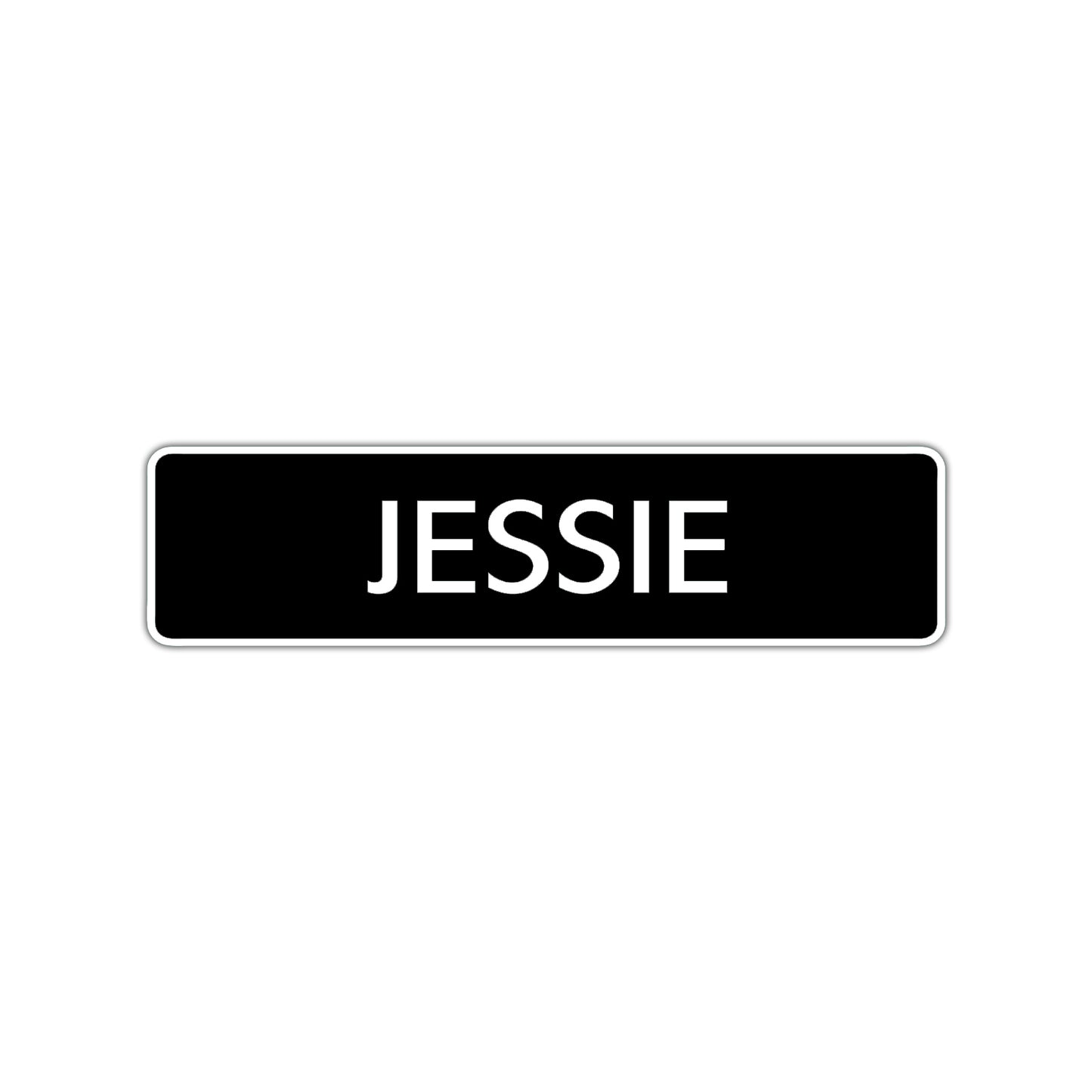 Jessie Street Sign Children Name Room Plate