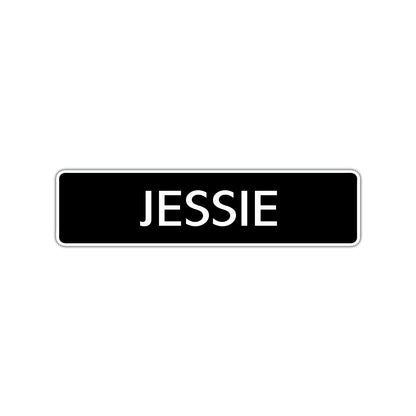 Jessie Street Sign Children Name Room Plate