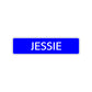 Jessie Street Sign Children Name Room Plate