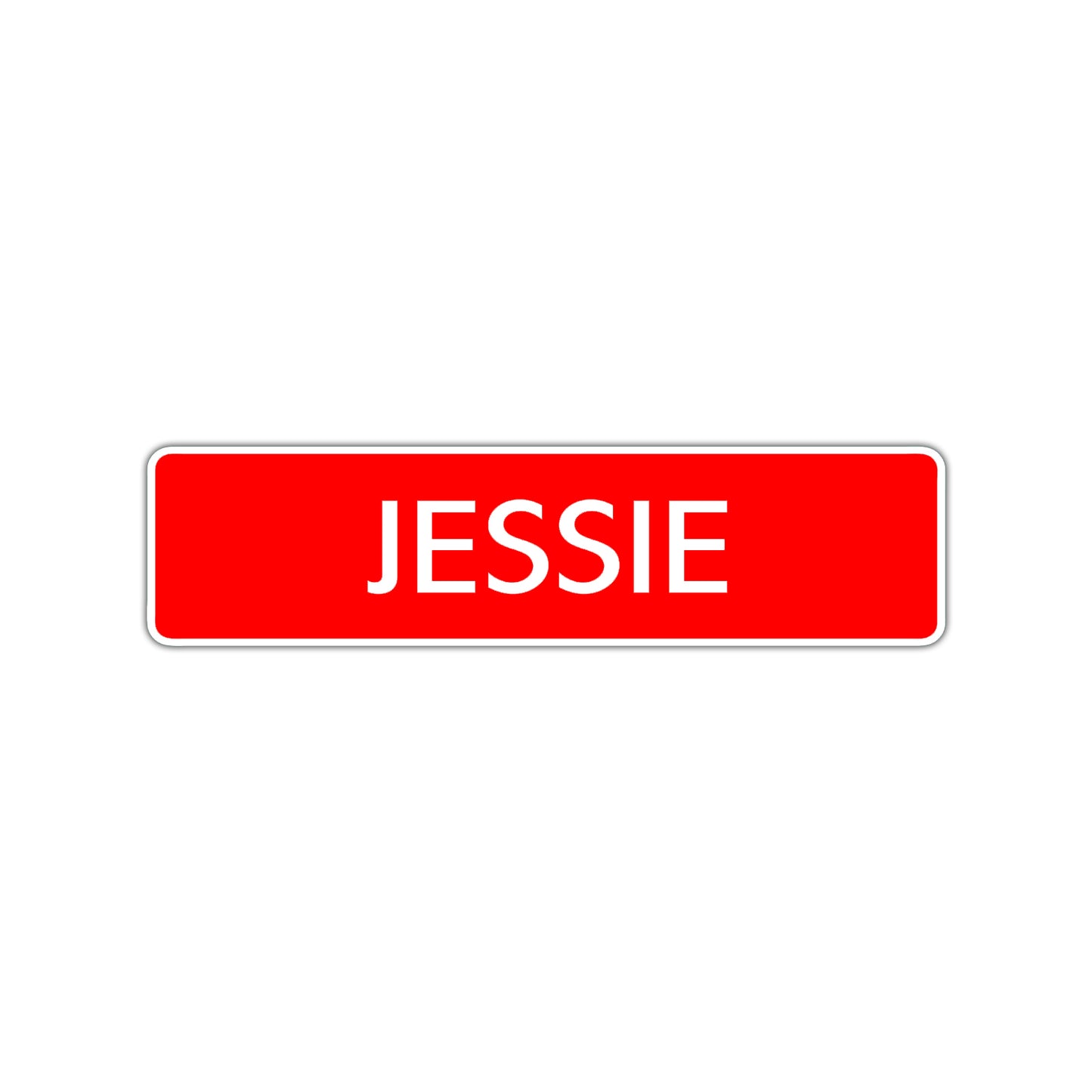 Jessie Street Sign Children Name Room Plate