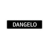 Dangelo Street Sign Children Name Room Plate