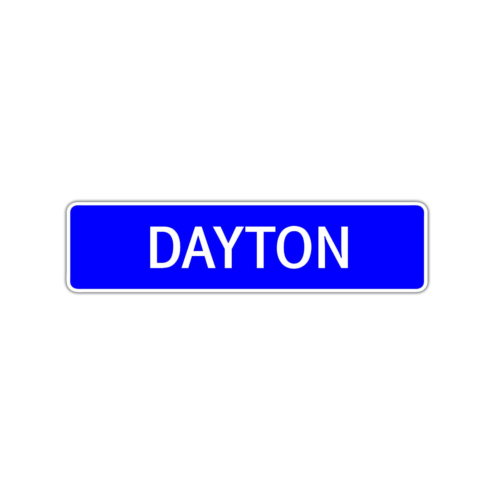 Dayton Street Sign Children Name Room Plate