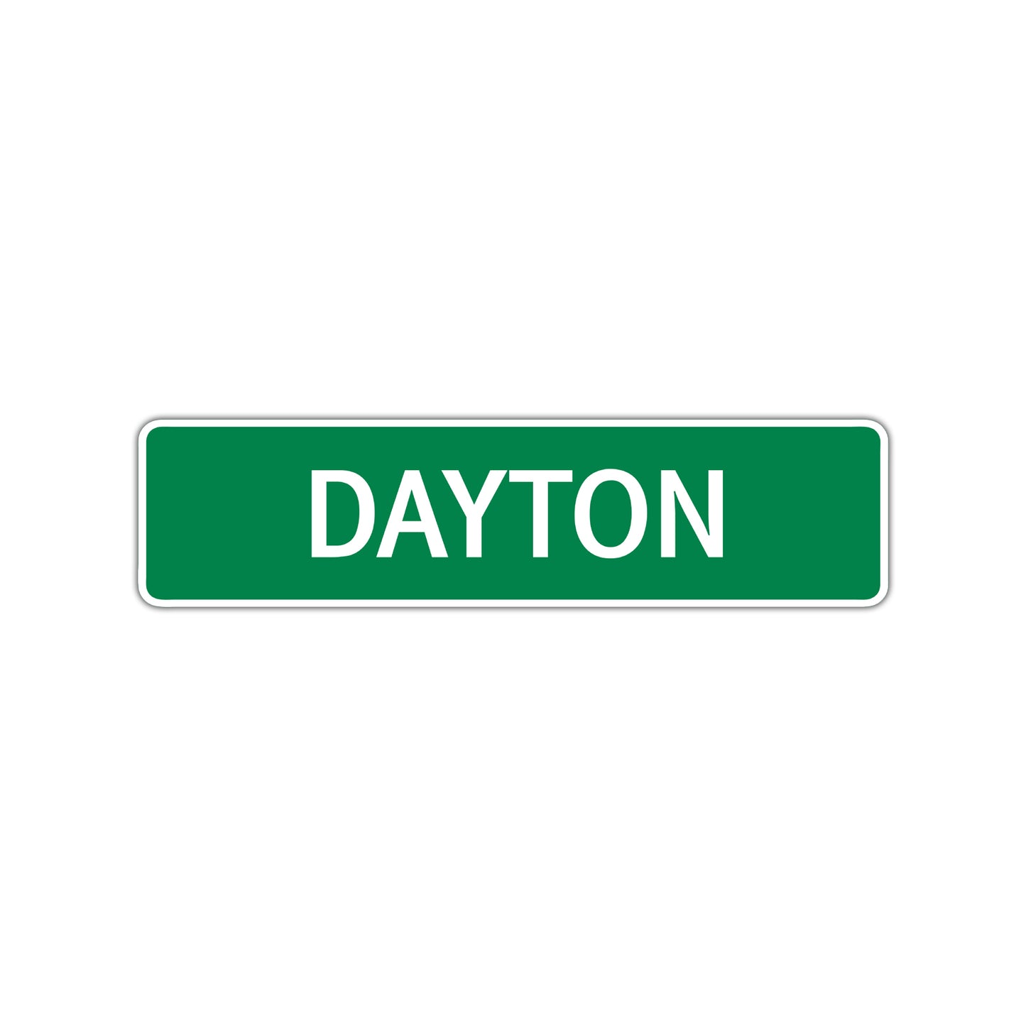 Dayton Street Sign Children Name Room Plate