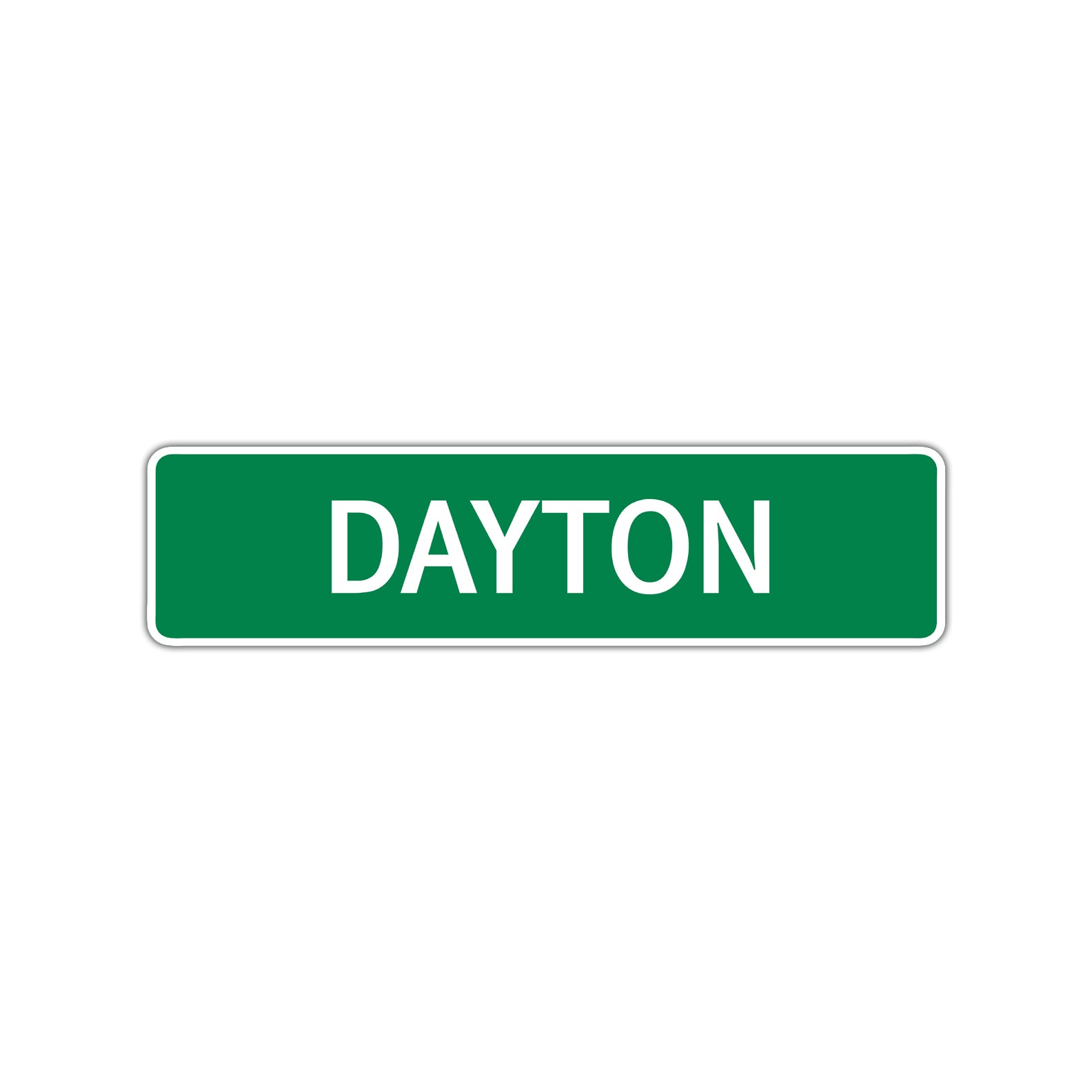 Dayton Street Sign Children Name Room Plate
