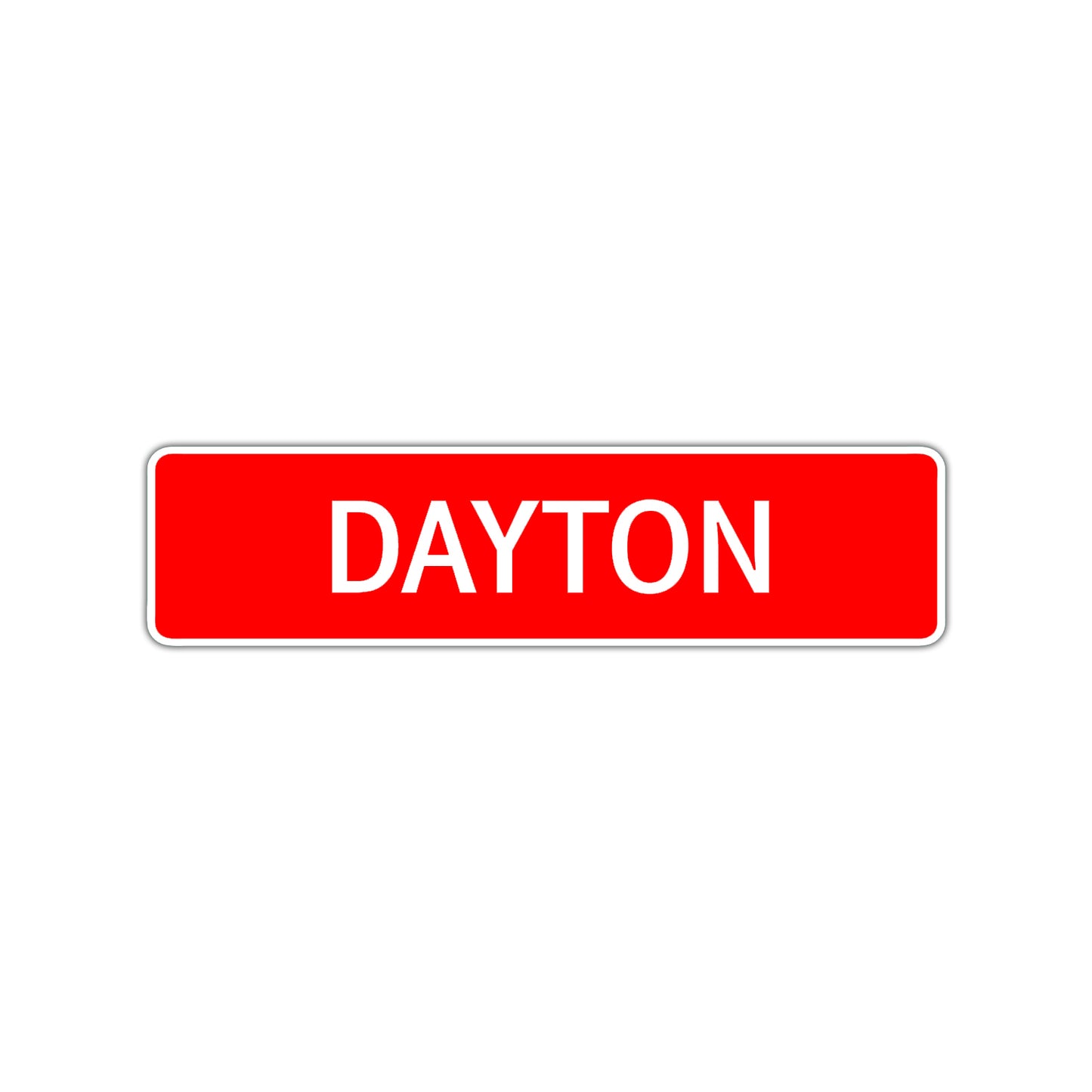 Dayton Street Sign Children Name Room Plate