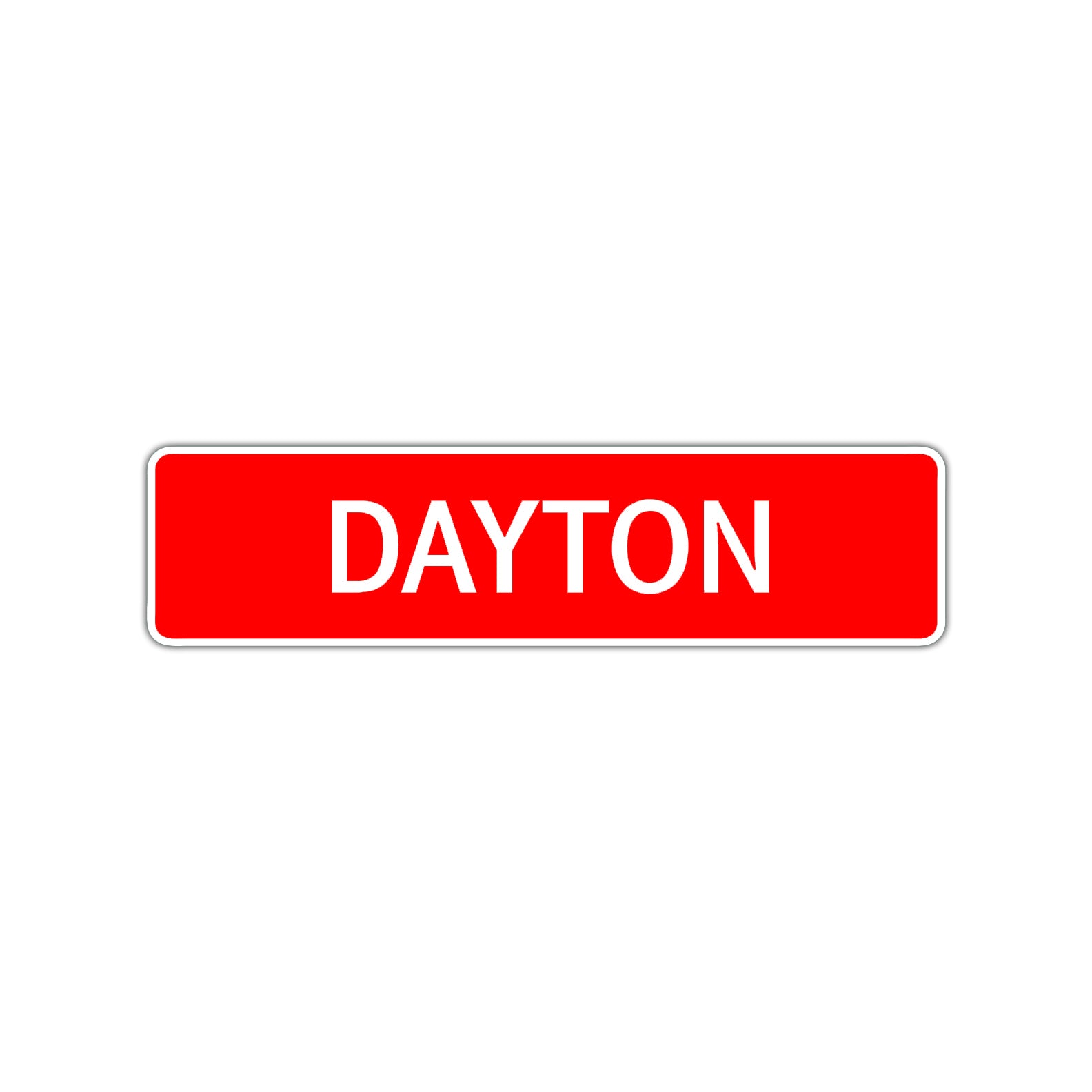 Dayton Street Sign Children Name Room Plate