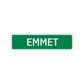 Emmet Street Sign Children Name Room Plate