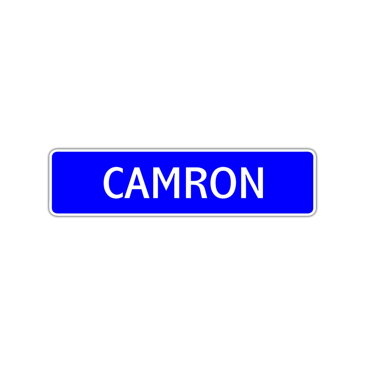 Camron Street Sign Children Name Room Plate