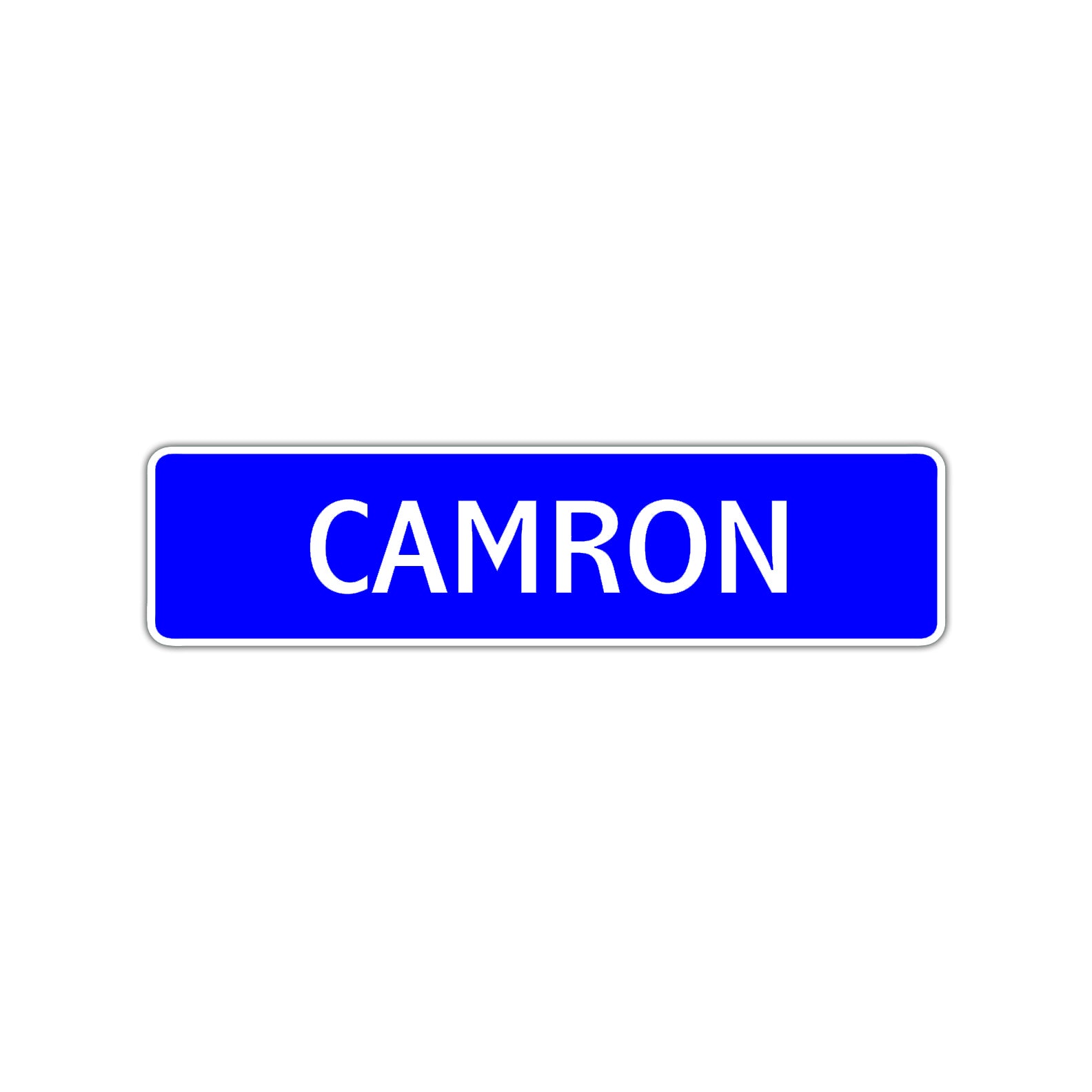 Camron Street Sign Children Name Room Plate