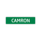 Camron Street Sign Children Name Room Plate