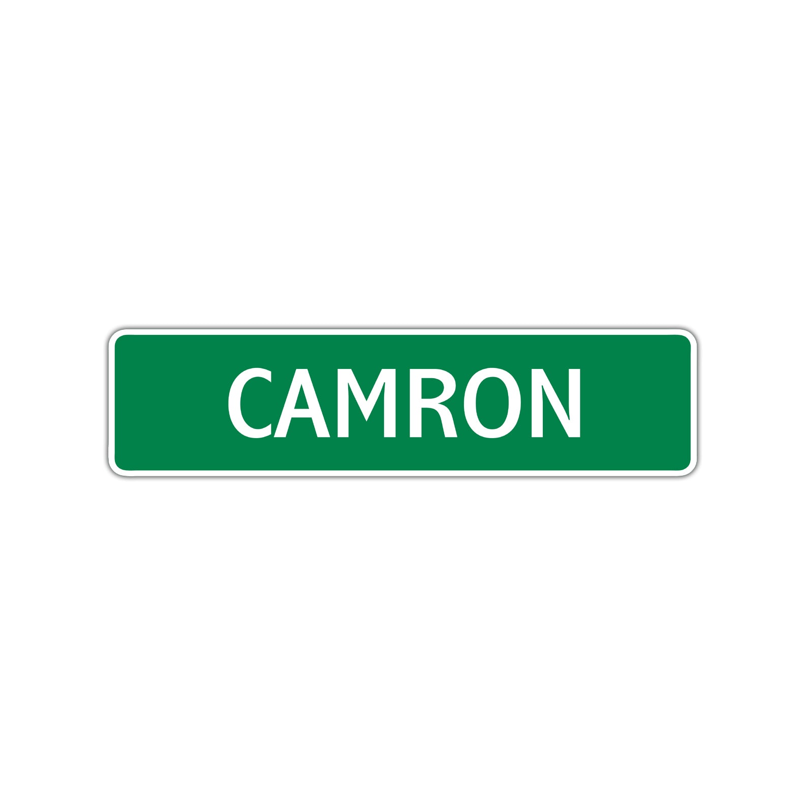 Camron Street Sign Children Name Room Plate