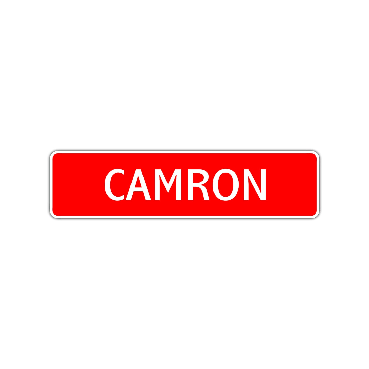 Camron Street Sign Children Name Room Plate