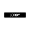 Jordy Street Sign Children Name Room Plate