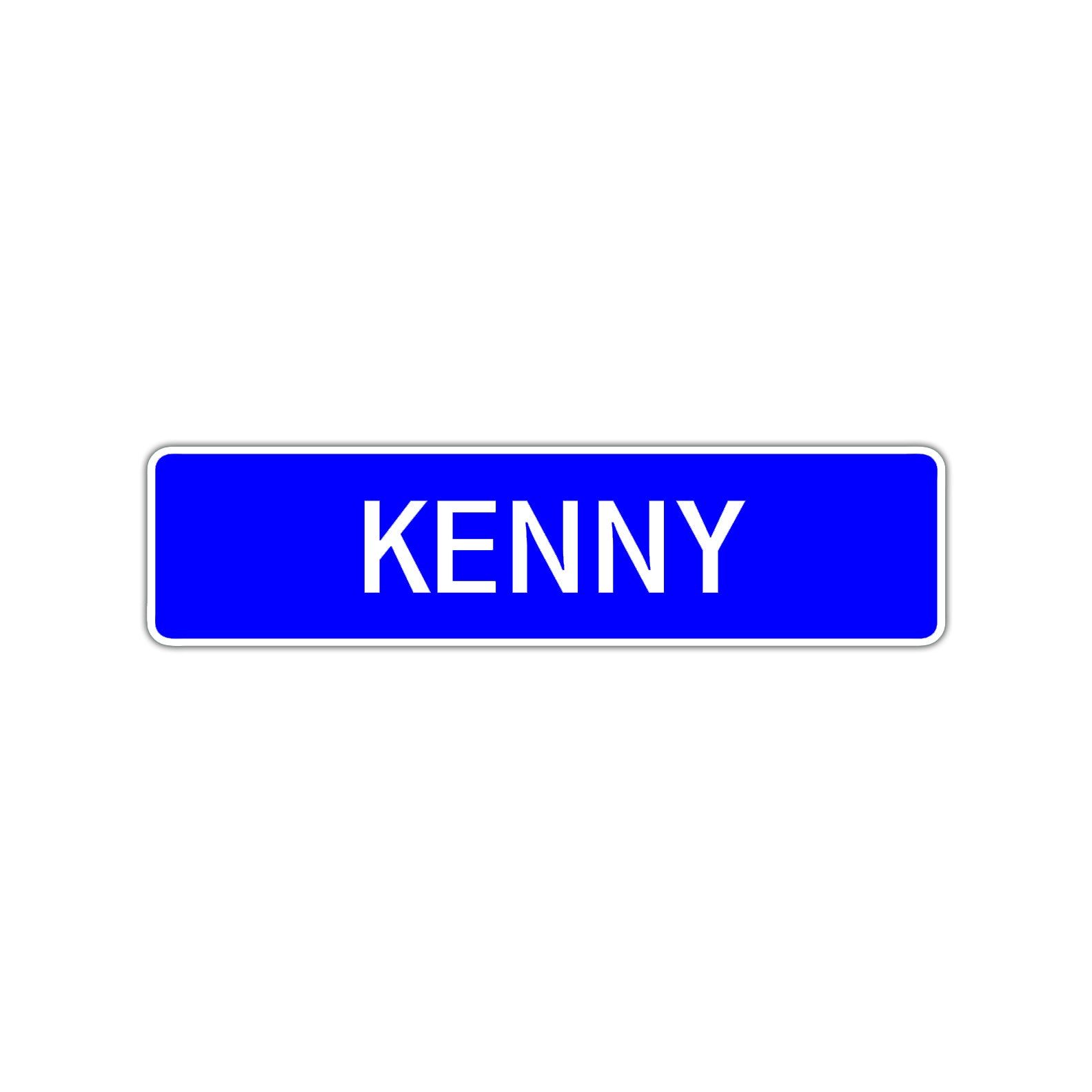 Kenny Street Sign Children Name Room Plate