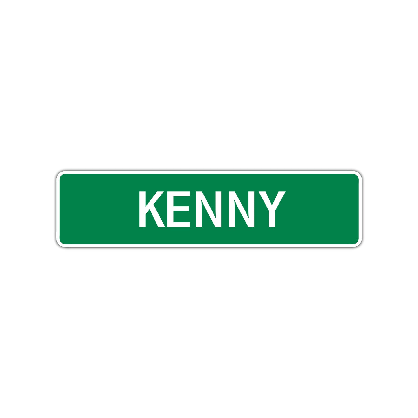 Kenny Street Sign Children Name Room Plate