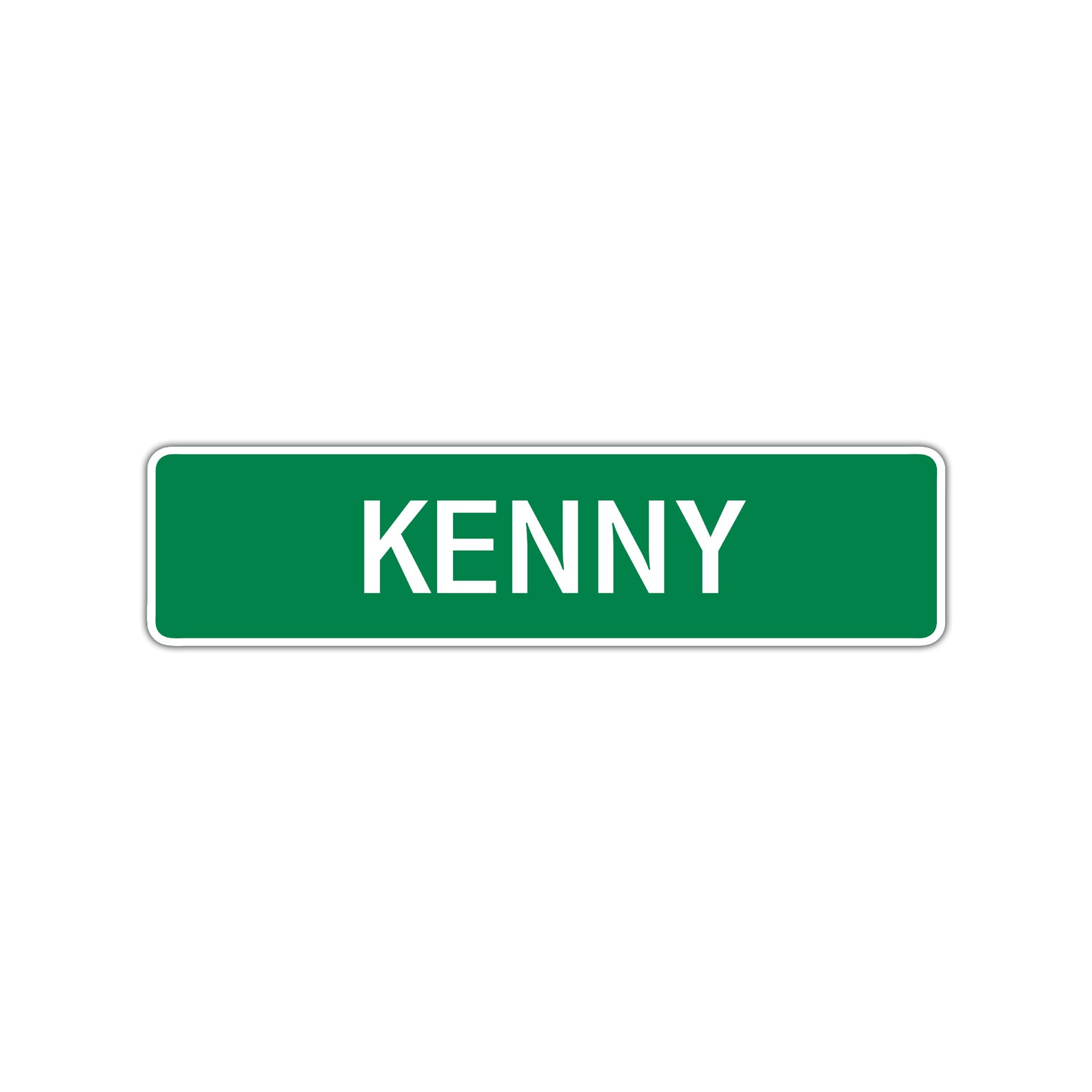 Kenny Street Sign Children Name Room Plate