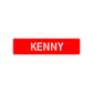 Kenny Street Sign Children Name Room Plate
