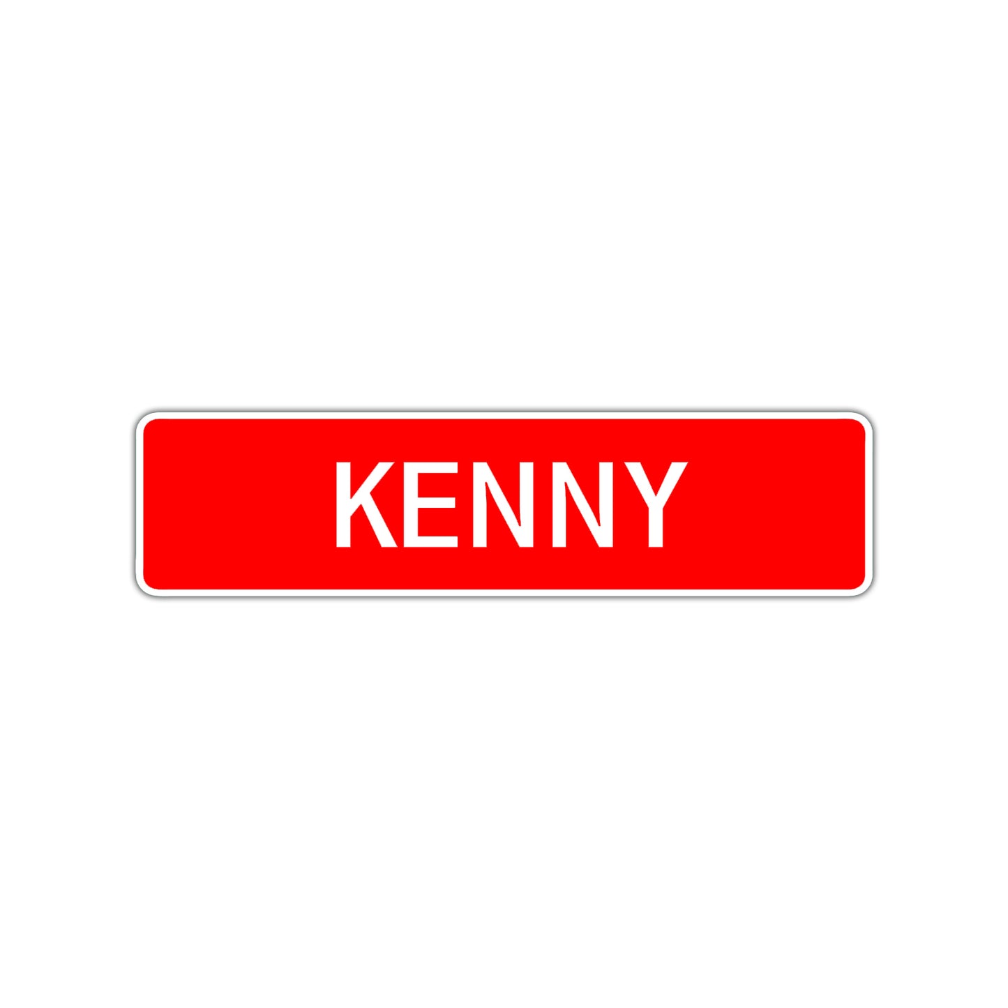 Kenny Street Sign Children Name Room Plate