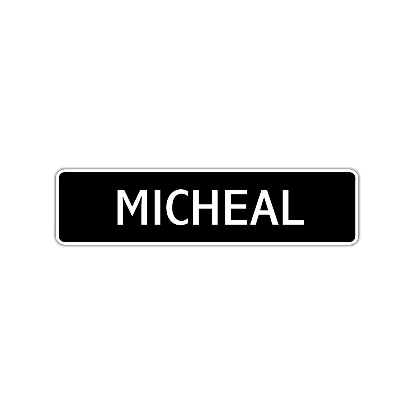 Micheal Street Sign Children Name Room Plate