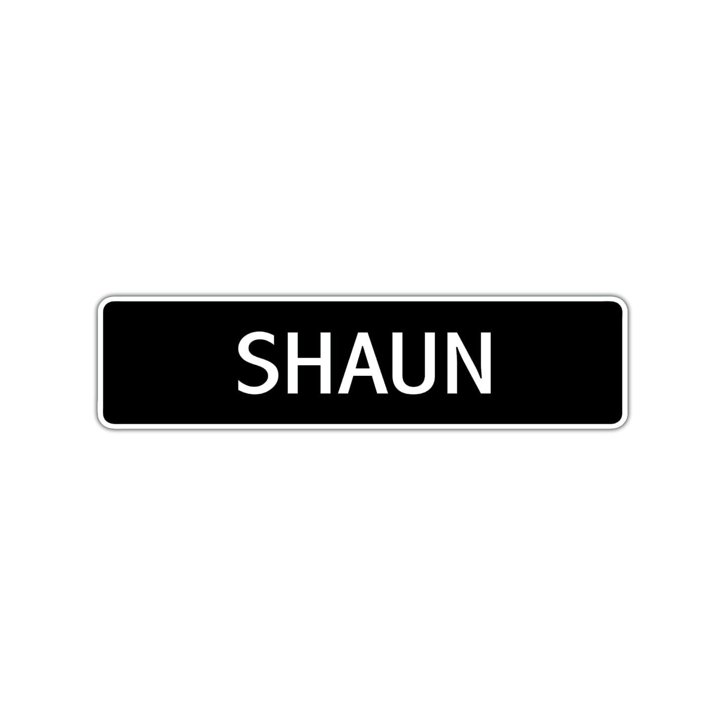 Shaun Street Sign Children Name Room Plate