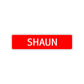 Shaun Street Sign Children Name Room Plate