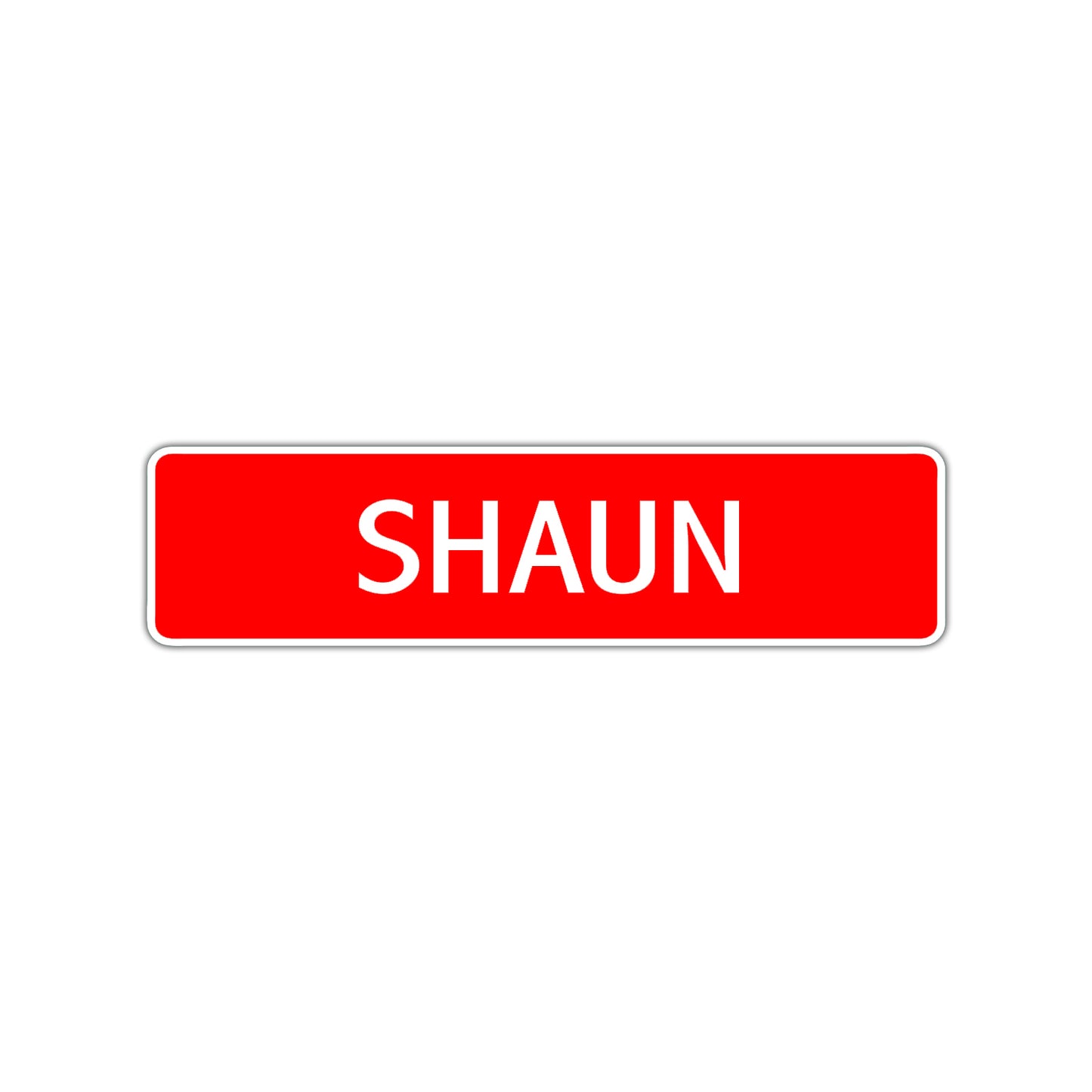 Shaun Street Sign Children Name Room Plate