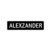 Alexzander Street Sign Children Name Room Plate