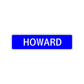 Howard Street Sign Children Name Room Plate