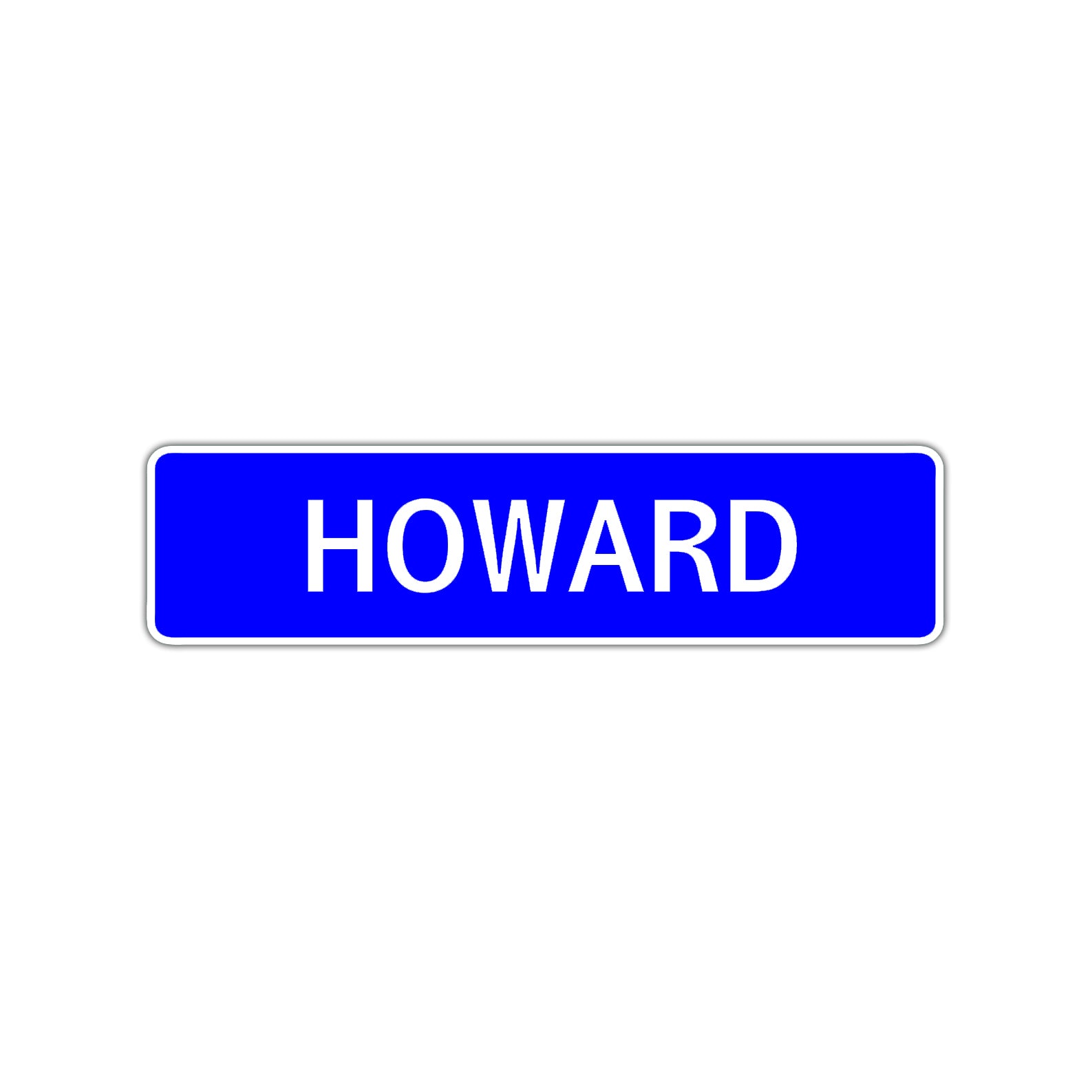 Howard Street Sign Children Name Room Plate