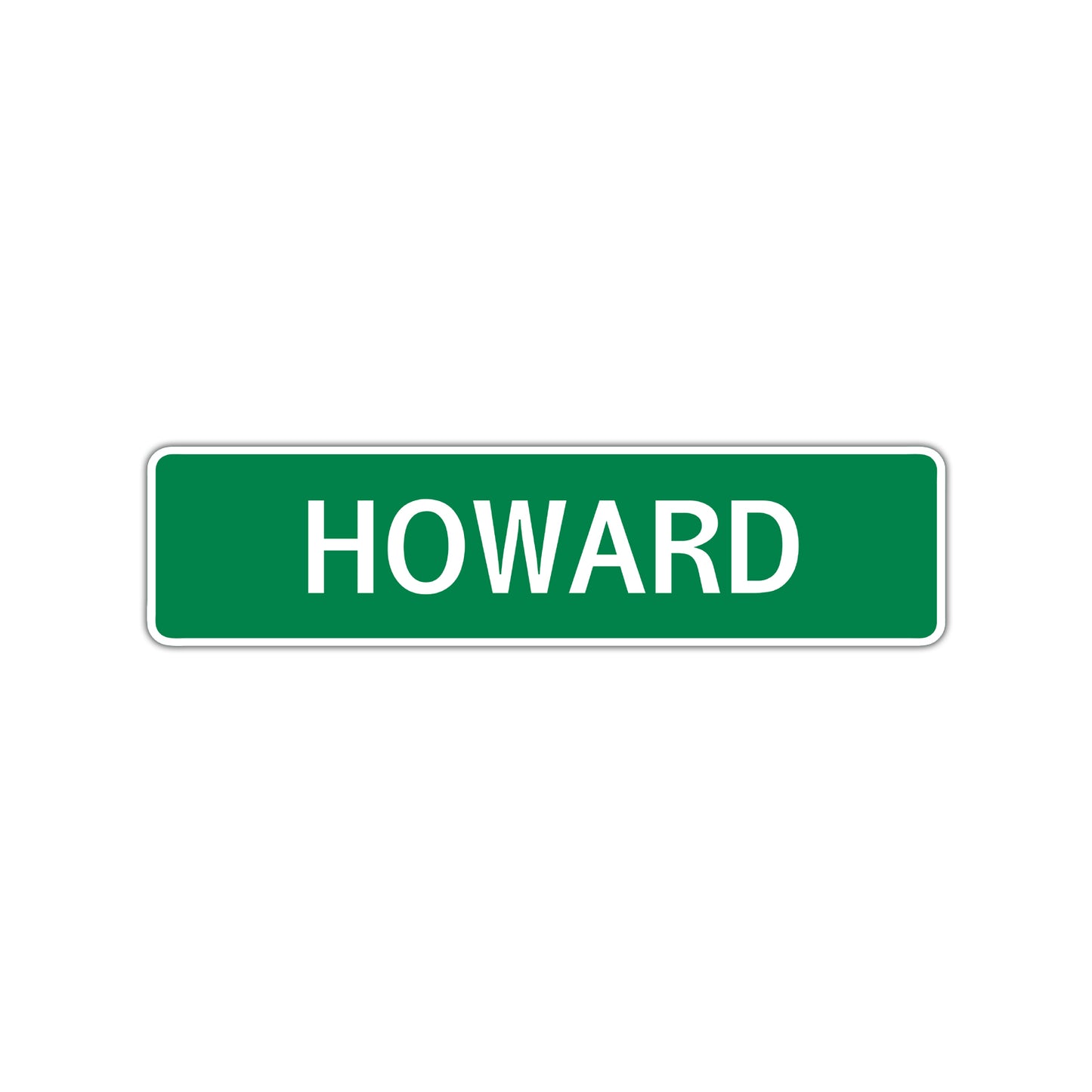 Howard Street Sign Children Name Room Plate