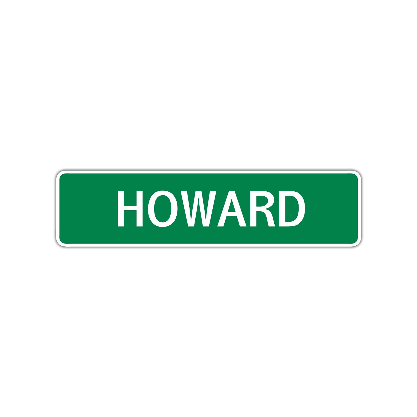 Howard Street Sign Children Name Room Plate