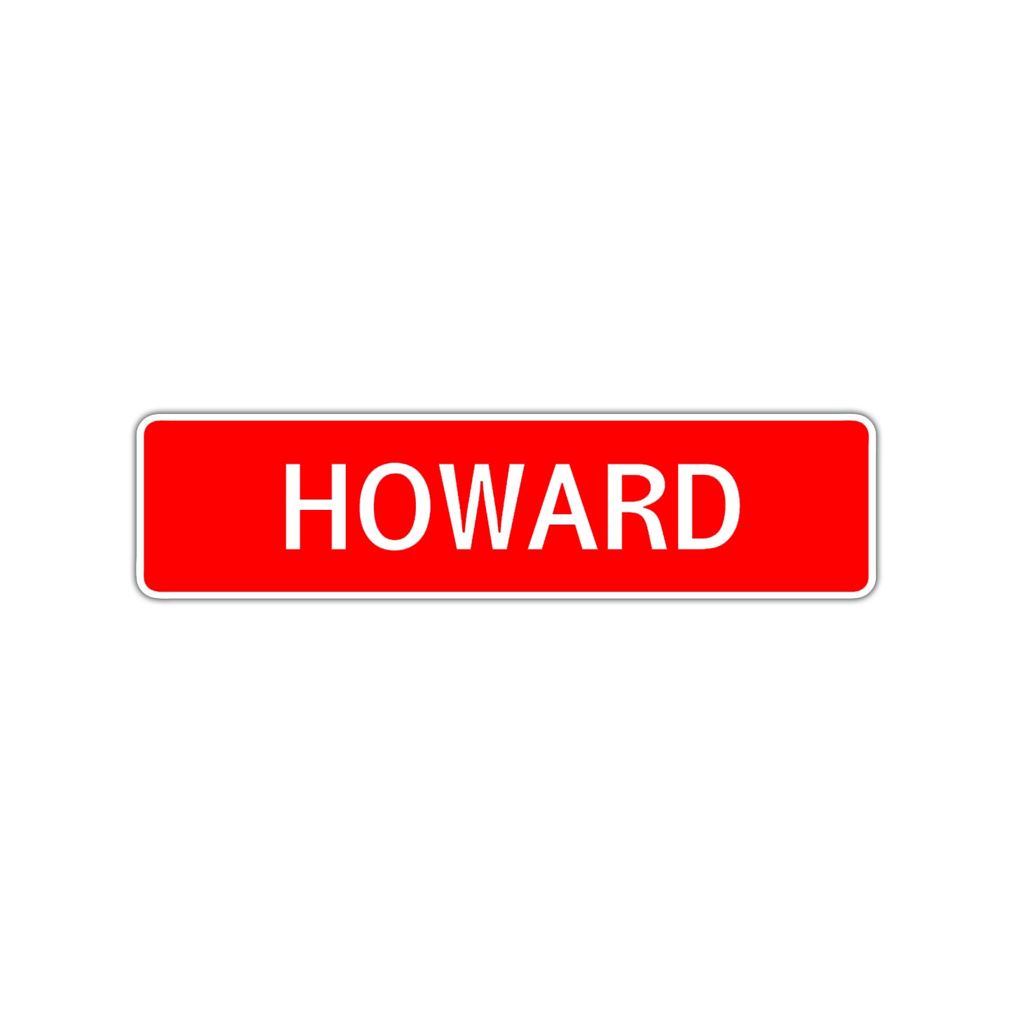Howard Street Sign Children Name Room Plate