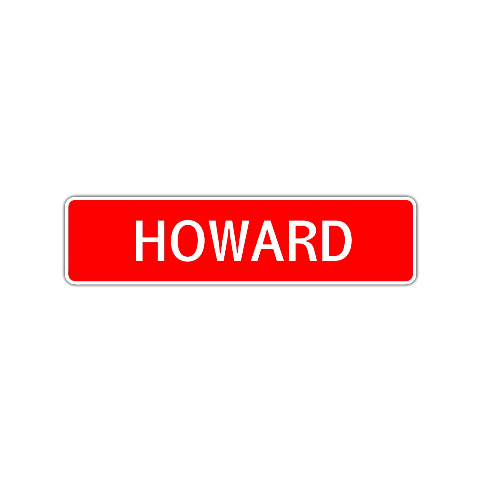 Howard Street Sign Children Name Room Plate