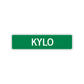 Kylo Street Sign Children Name Room Plate