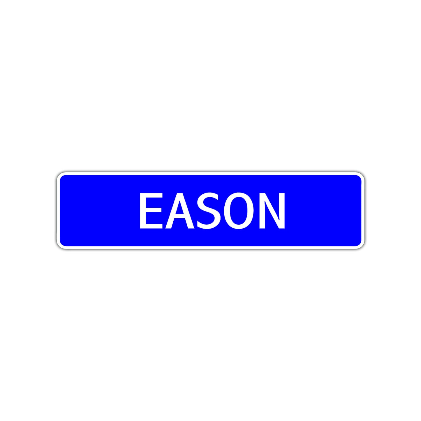 Eason Street Sign Children Name Room Plate