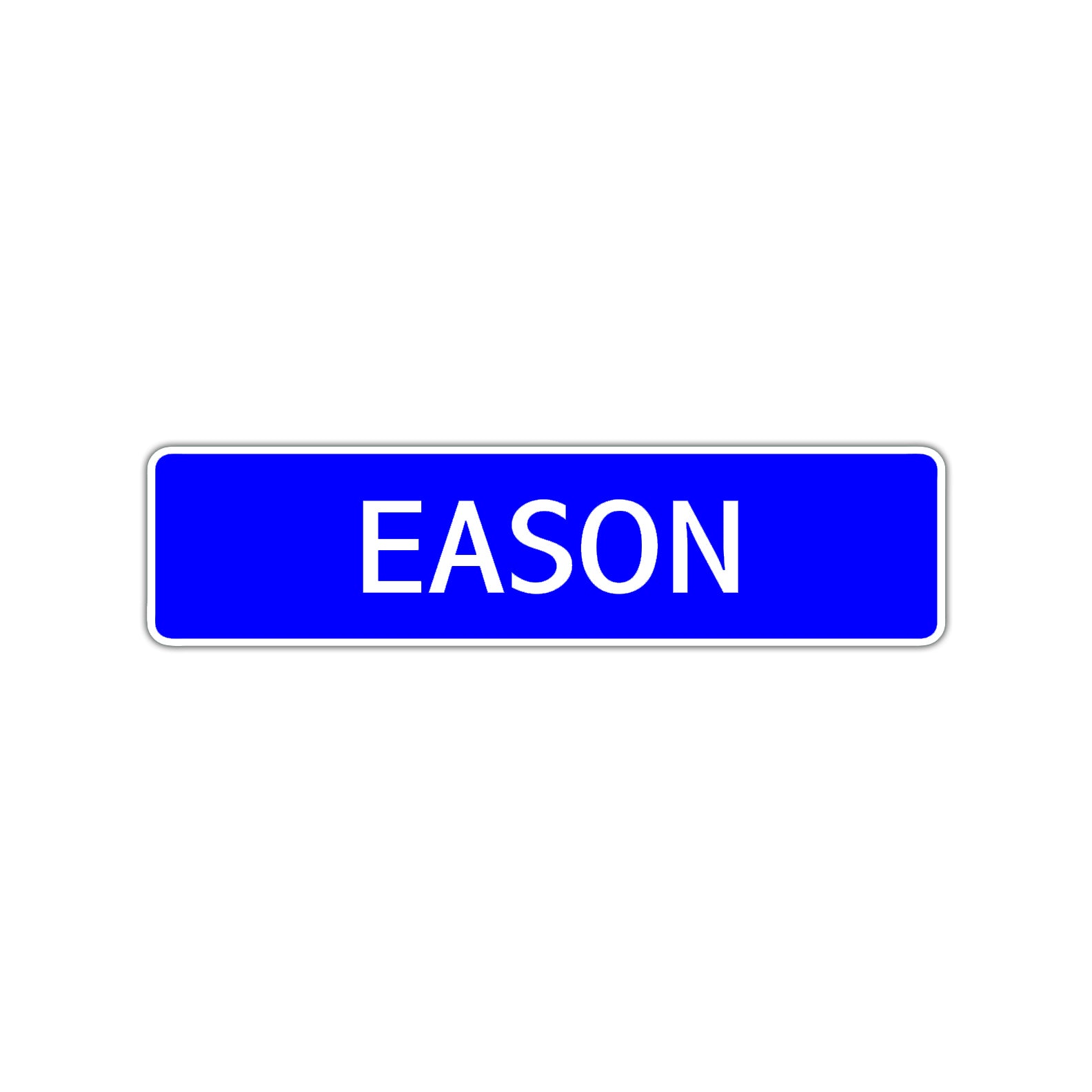 Eason Street Sign Children Name Room Plate